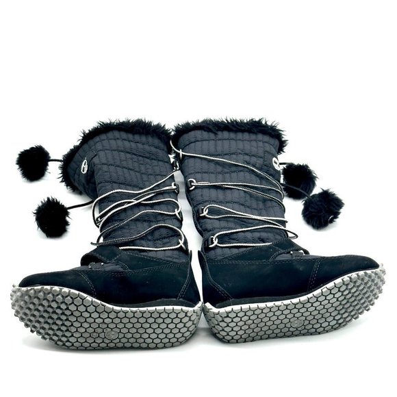 Timberland Kids T7 T8 Faux Fur Tall Winter Snow Boots - Picture 7 of 9